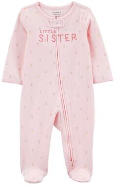 Carter's Child of Mine Baby Girl Sleep 'N Play Sleeper 0/3 Months Little Sister